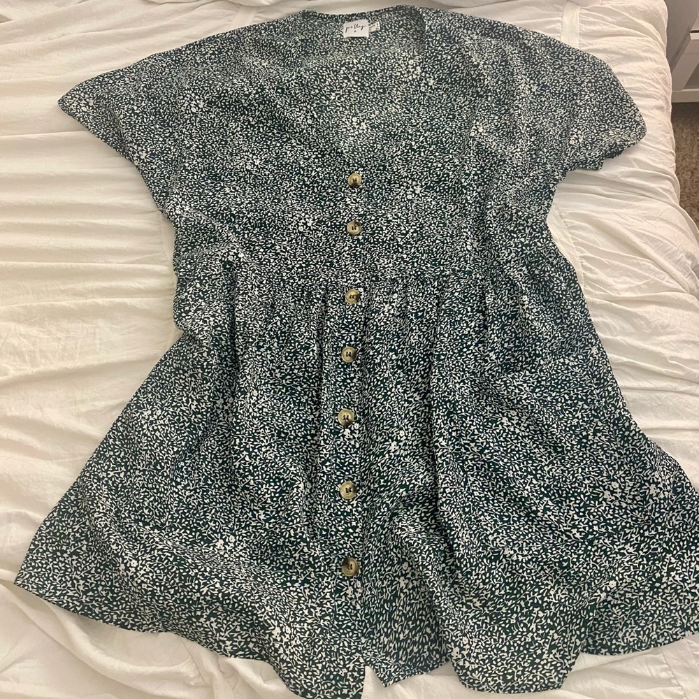 Princess Polly Noname Mini Green Dress